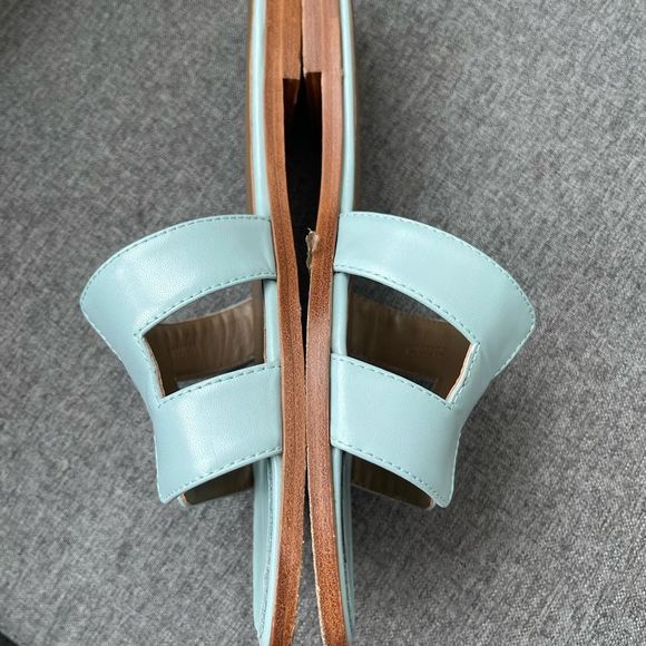 Hermes Oran Rare Baby Blue Sandals size 40 - Picture 7 of 16